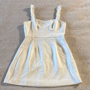 French Connection White Mini Dress Size 6